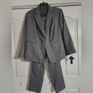 Emily… Sophisticated Women's Charcoal Suit Set